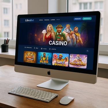 LibraBet - Intuityvus Dizainas - Desktop Interface